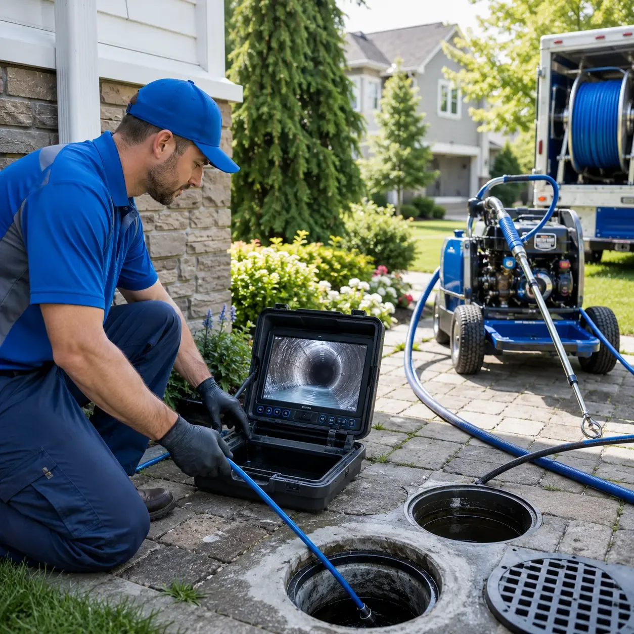 Outdoor drain cleaning professionals serving Baylis, IL